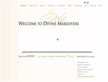 Tablet Screenshot of divinestylemakeovers.com